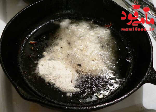 خوراک سنگدان مرغ با برنج